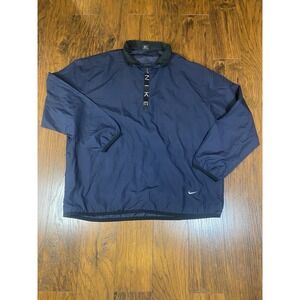 VTG 90s Nike 1/4 zip spell-out lightweight performance pullover windbreaker, XL
